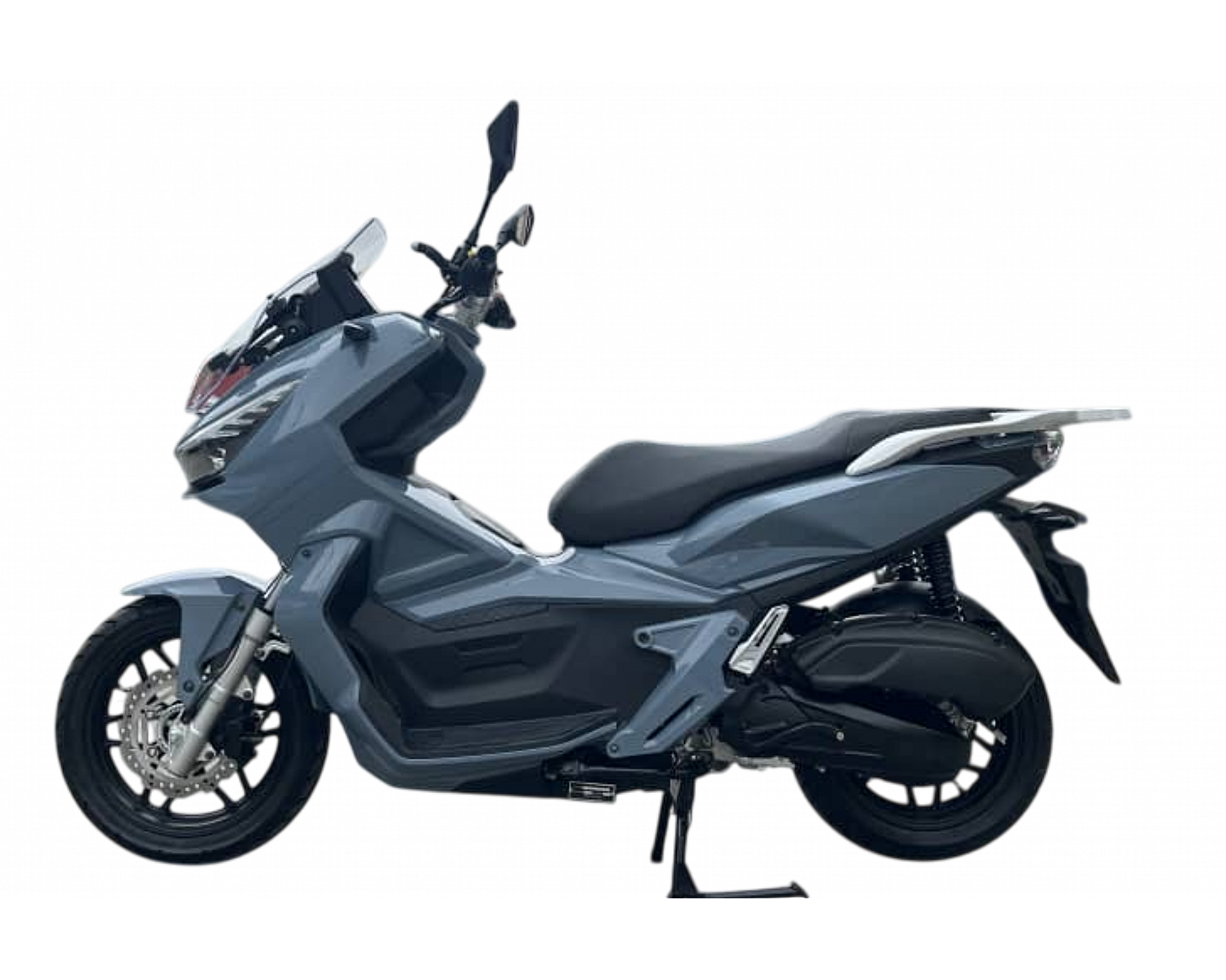 Скутер SPRMOTORS ADV MAX серый T4-50L (с кофром)