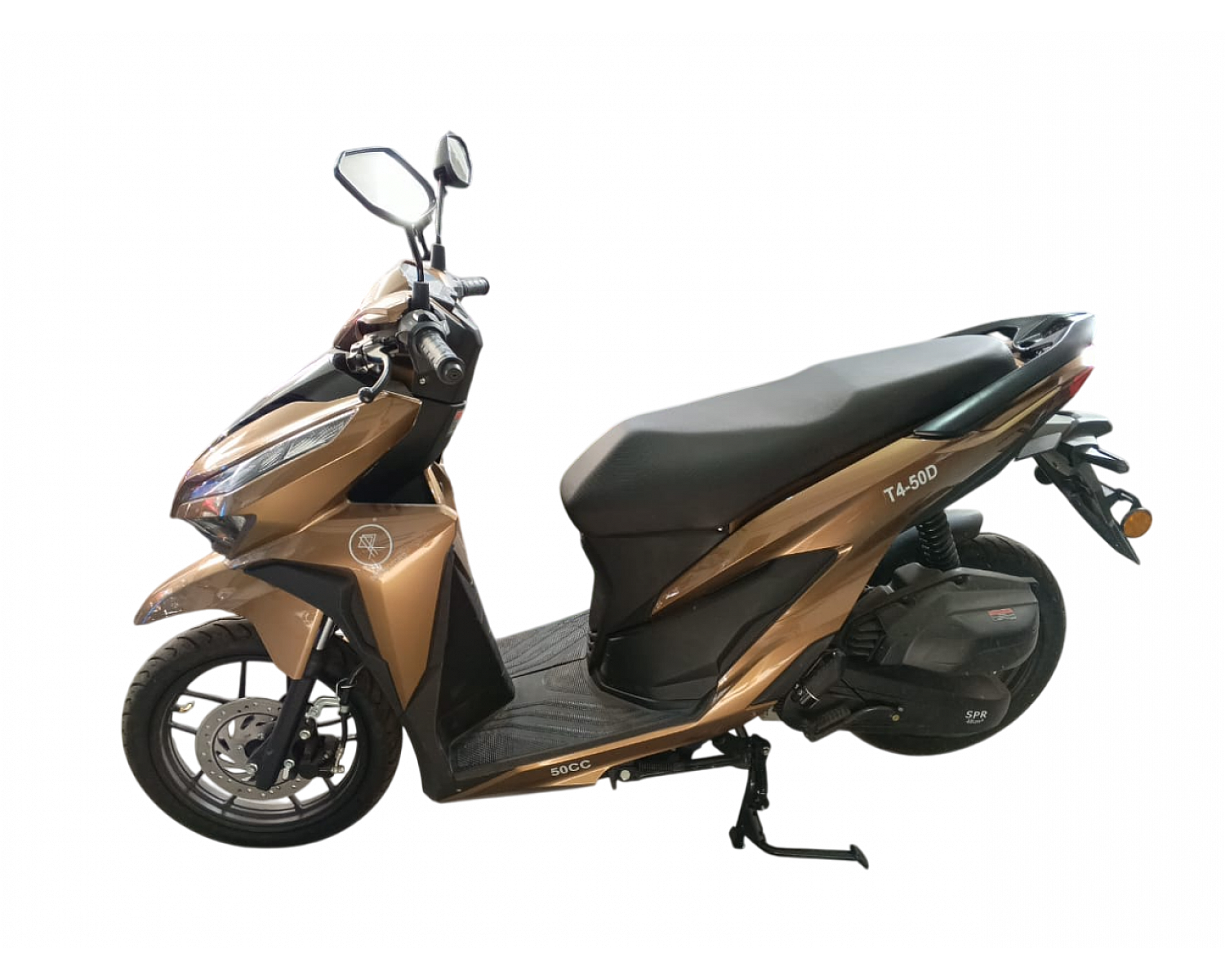 Скутер SPRMOTORS CLICK Коричневый T4-50D