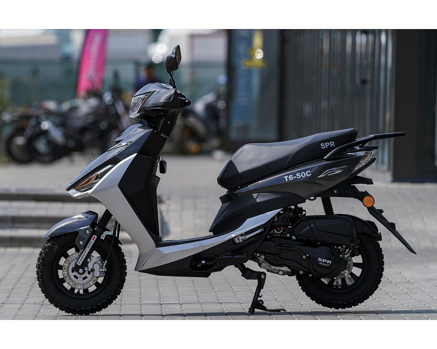 Скутер SPRMOTORS FS+ Серый T6-50C