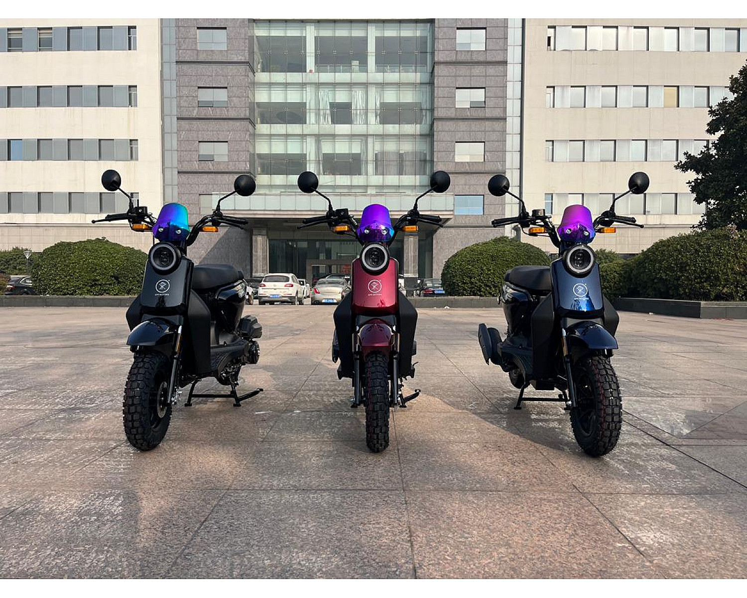 Скутер SPRMOTORS GEAR синий T6-50B