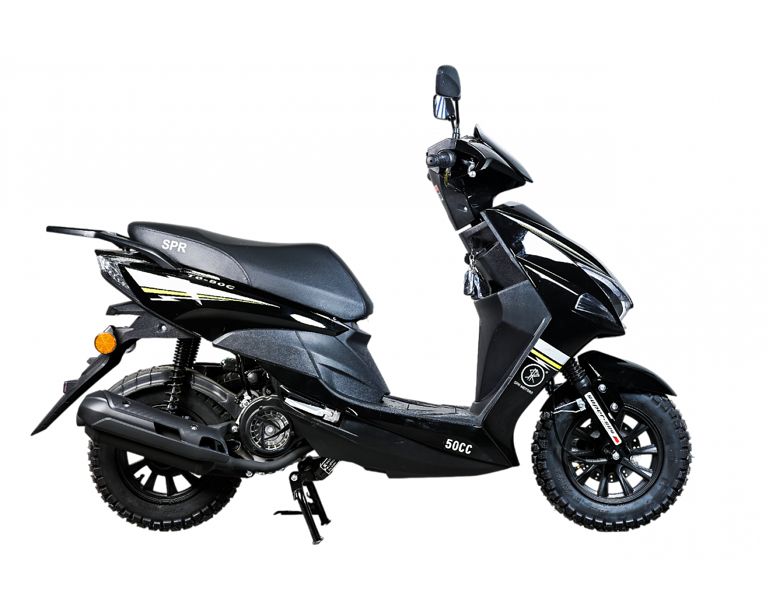 Скутер SPRMOTORS SPORT FS+ Чёрный T6-50C
