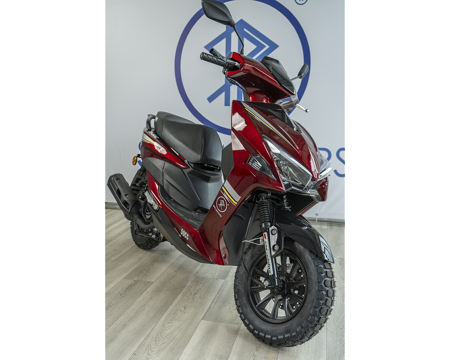 Скутер SPRMOTORS SPORT FS+ красный T6-50C