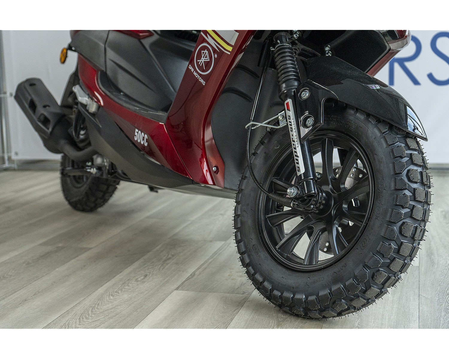 Скутер SPRMOTORS SPORT FS+ красный T6-50C