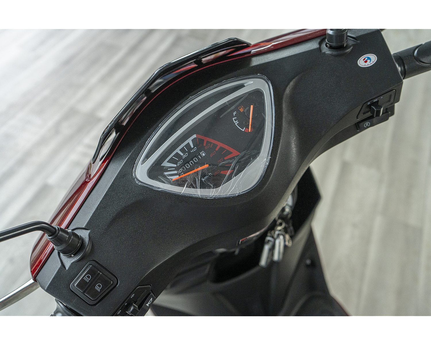 Скутер SPRMOTORS SPORT FS+ красный T6-50C