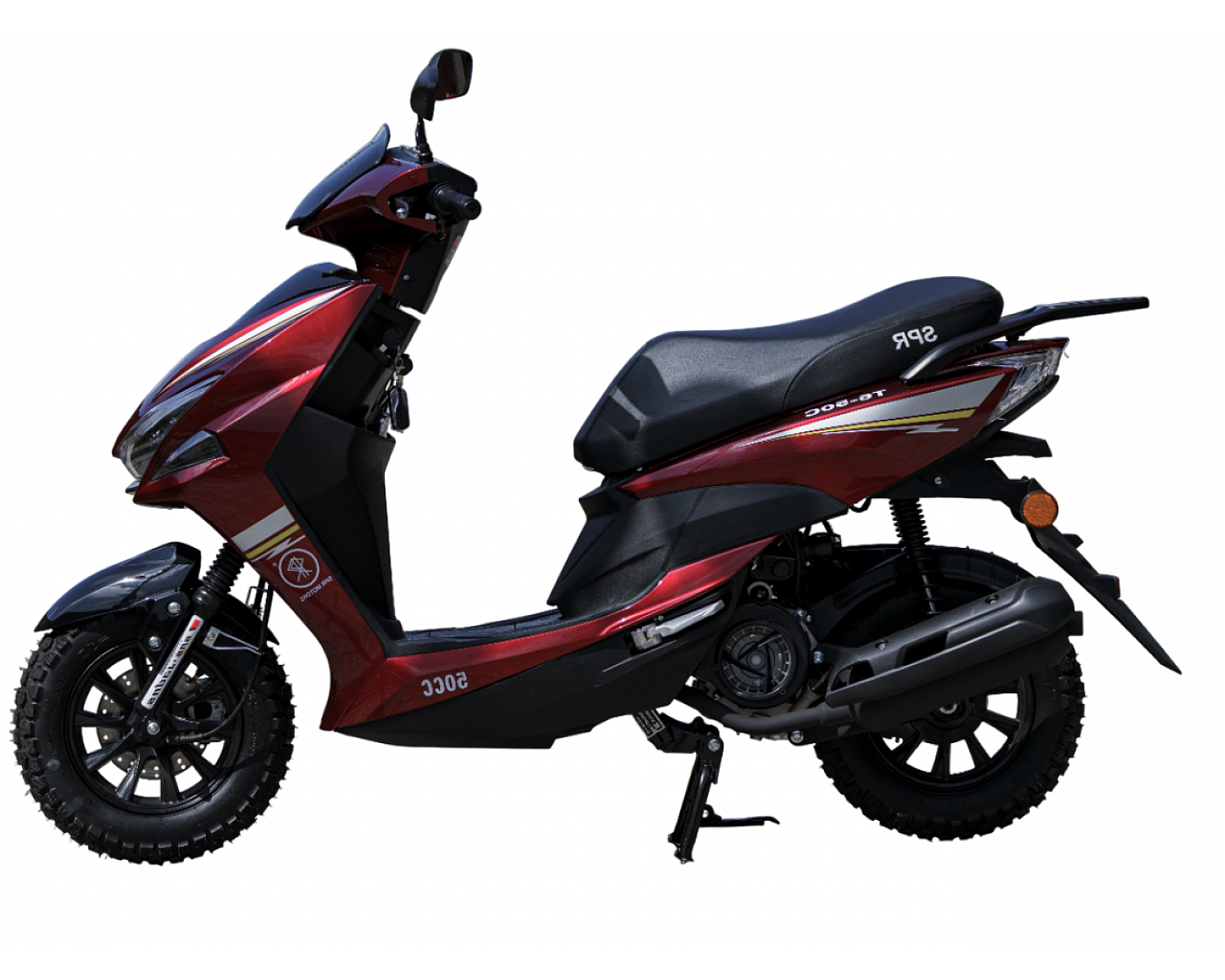 Скутер SPRMOTORS SPORT FS красный T6-50C