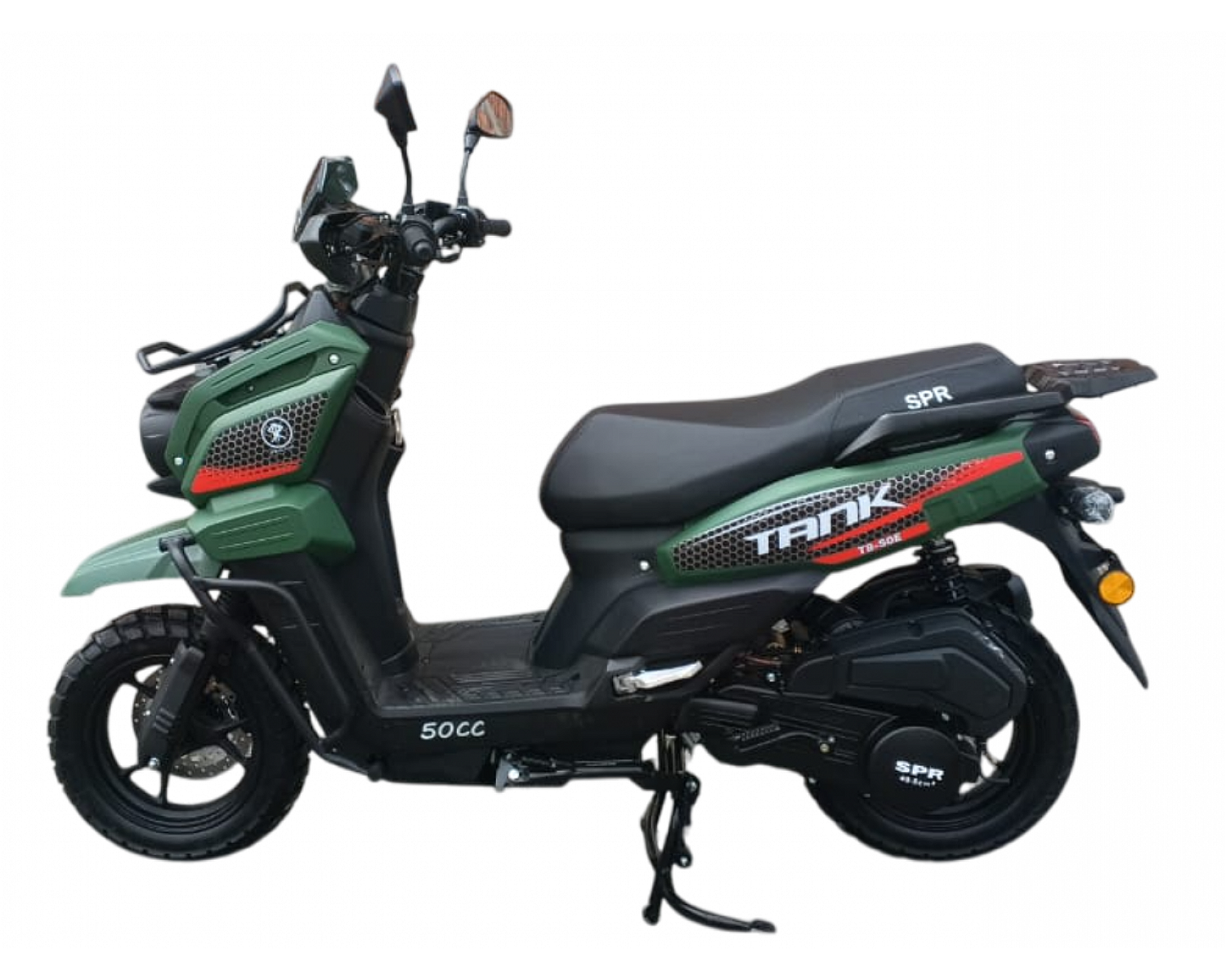 Скутер SPRMOTORS Tank зелёный T8-50E