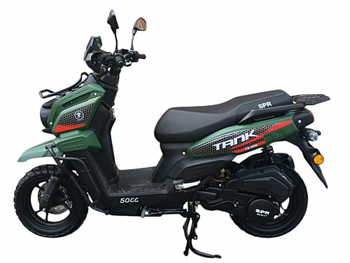 Скутер SPRMOTORS Tank зелёный T8-50E
