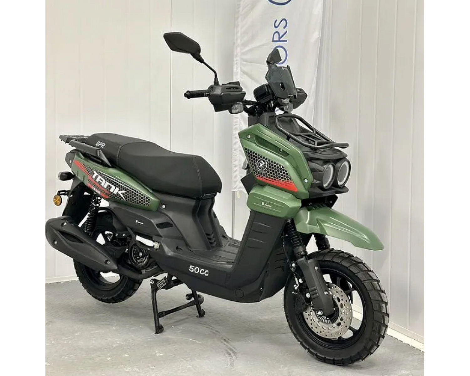 Скутер SPRMOTORS Tank зелёный T8-50E