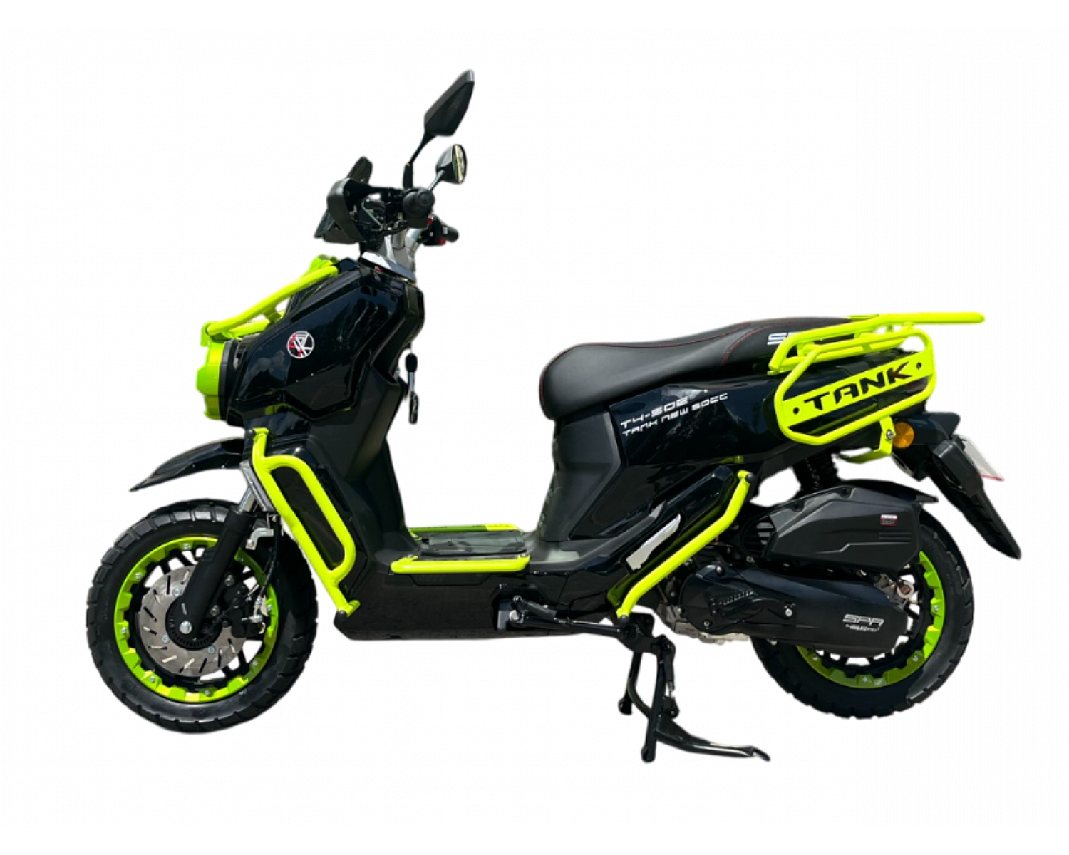 Скутер SPRMOTORS Tank NEW чёрный T8-50E