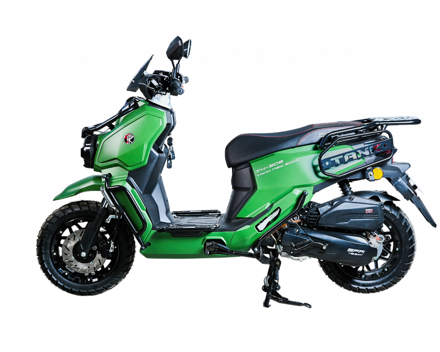 Скутер SPRMOTORS Tank NEW зелёный T8-50E
