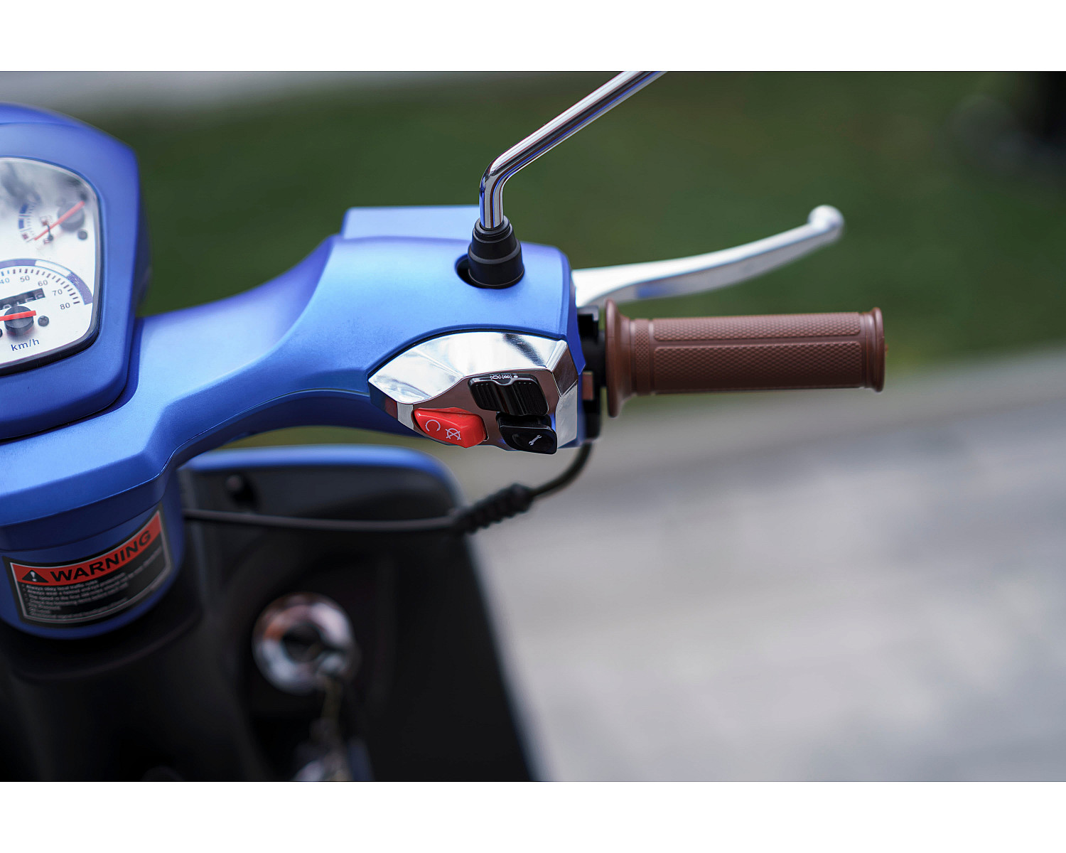 Скутер SPRMOTORS Vespa синий T9-50B
