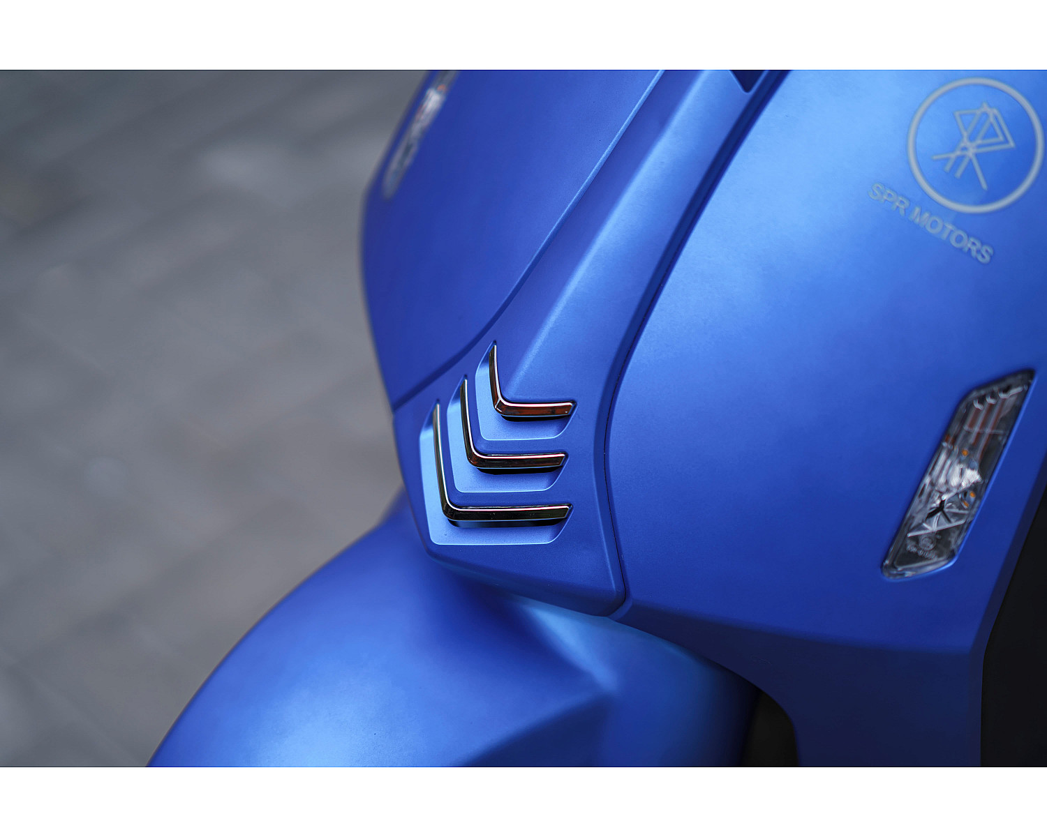 Скутер SPRMOTORS Vespa синий T9-50B