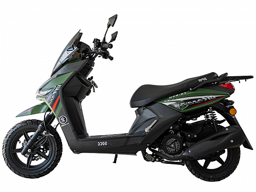 Скутер SPRMOTORS Zoom-9 зелёный T8-50G