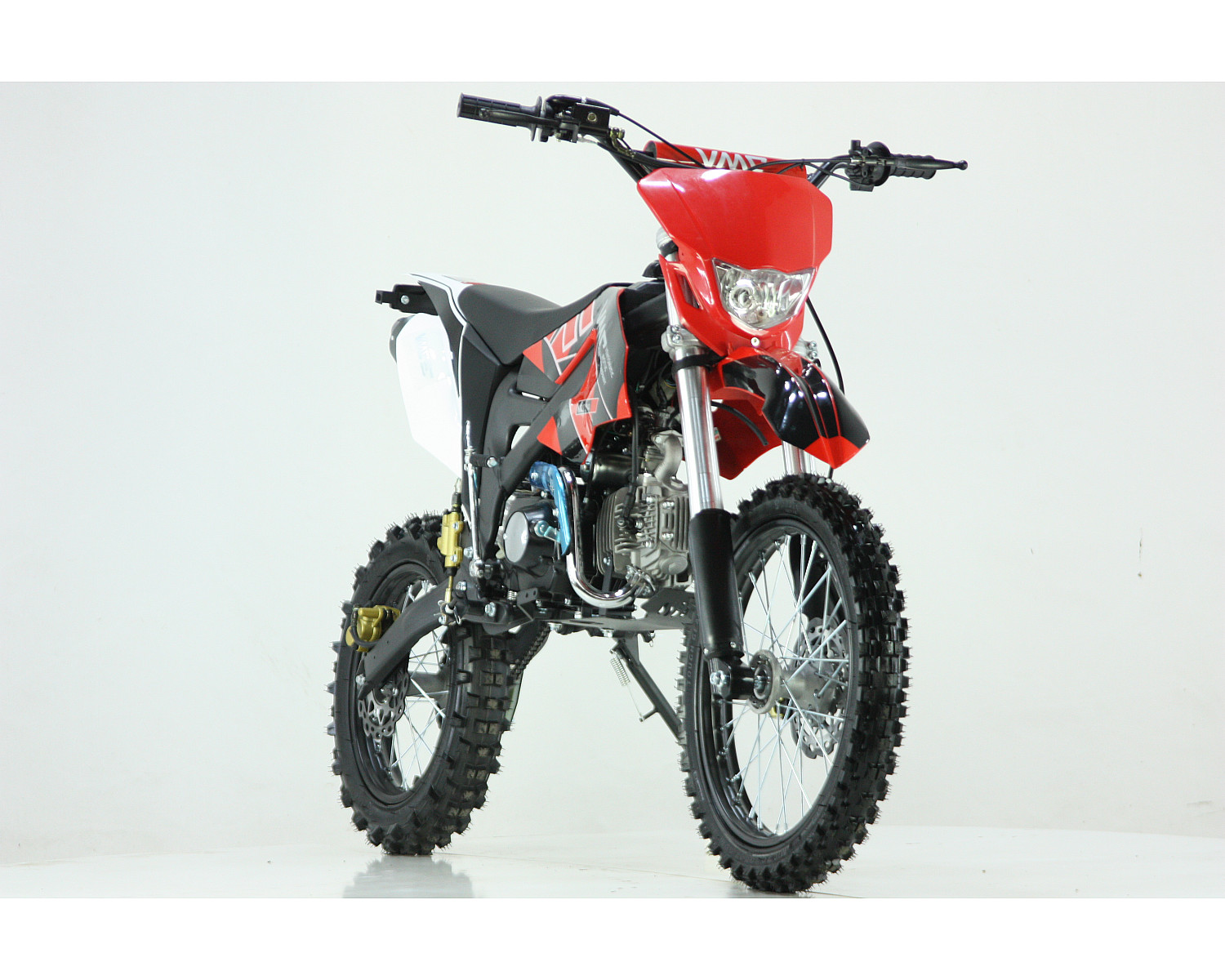 Питбайк KXD 17/14 49см3 серия 1250 КОМПЛ.1 (4МКПП, кик./эл.стар, фар/стоп сигн., БЕЗ повор/зерк) VIN, red