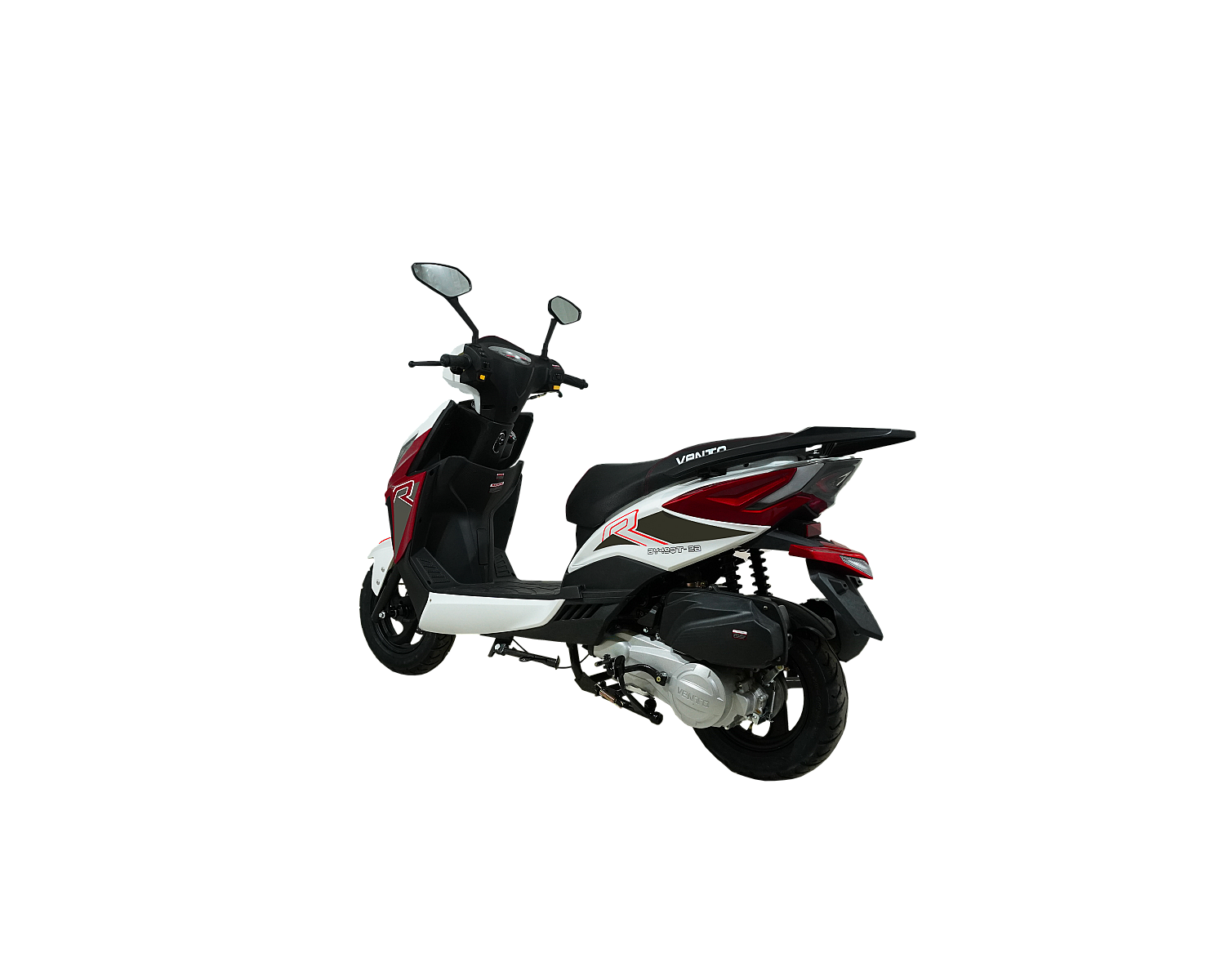 Скутер VMC CITY BY49QT-2A 49 см3 серия N1500, LED фары, сигнализация VIN, red /white