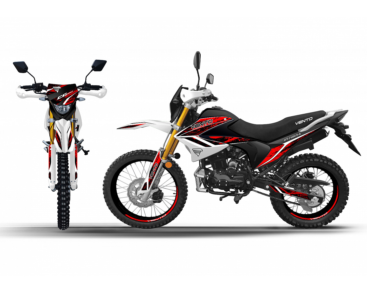 Мотоцикл VMC ENDURO BY250GY-A CG250 250см3 серия RX3000, (ЭПТС), white