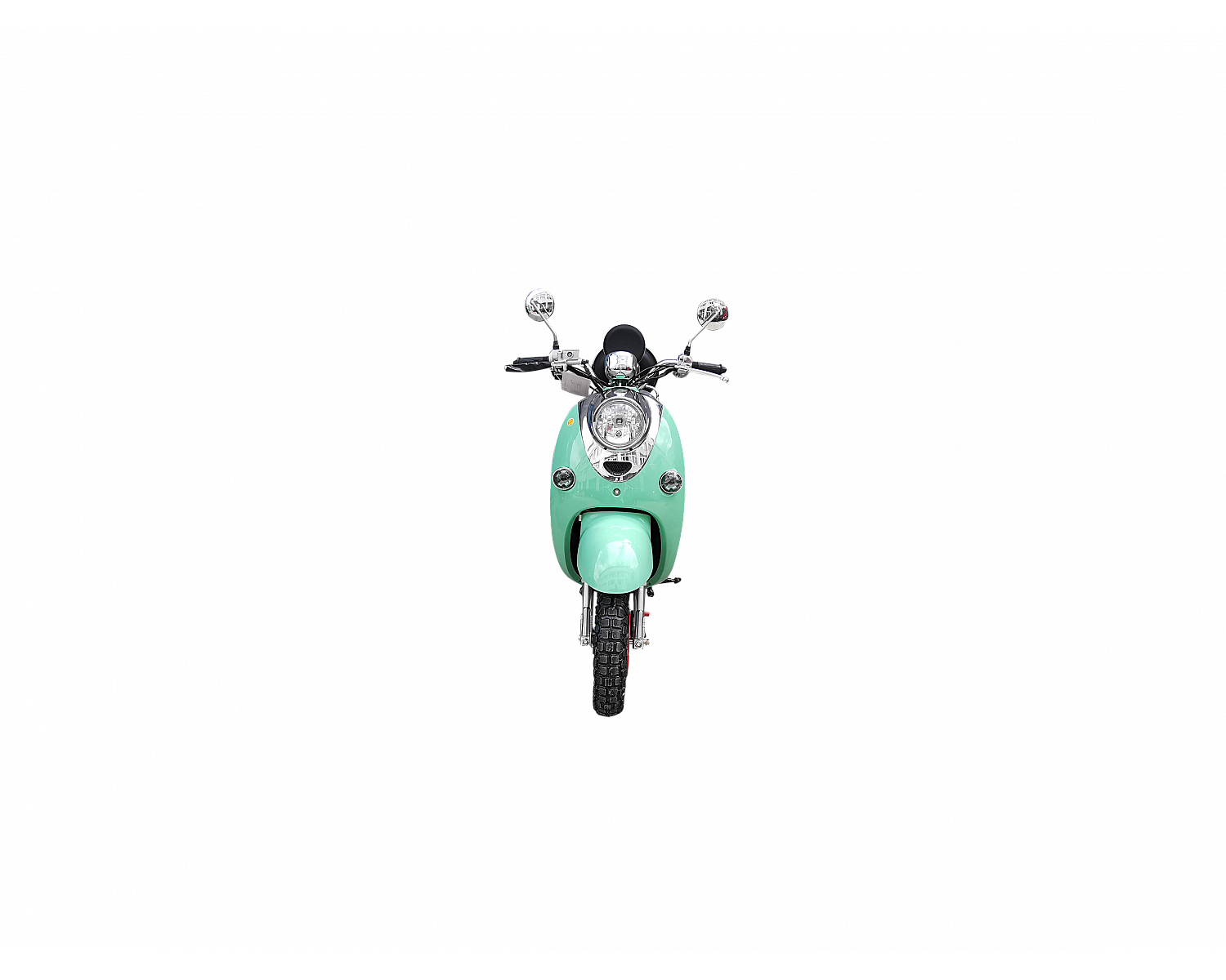 Скутер VMC RETRO BY49QT-2A 49 см3 серия N1500, сигнализация VIN, green (Мятный)