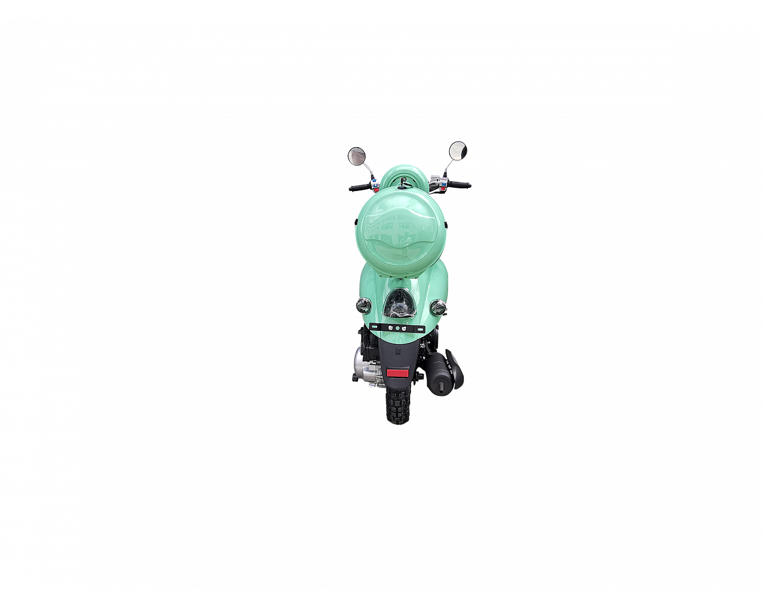 Скутер VMC RETRO BY49QT-2A 49 см3 серия N1500, сигнализация VIN, green (Мятный)