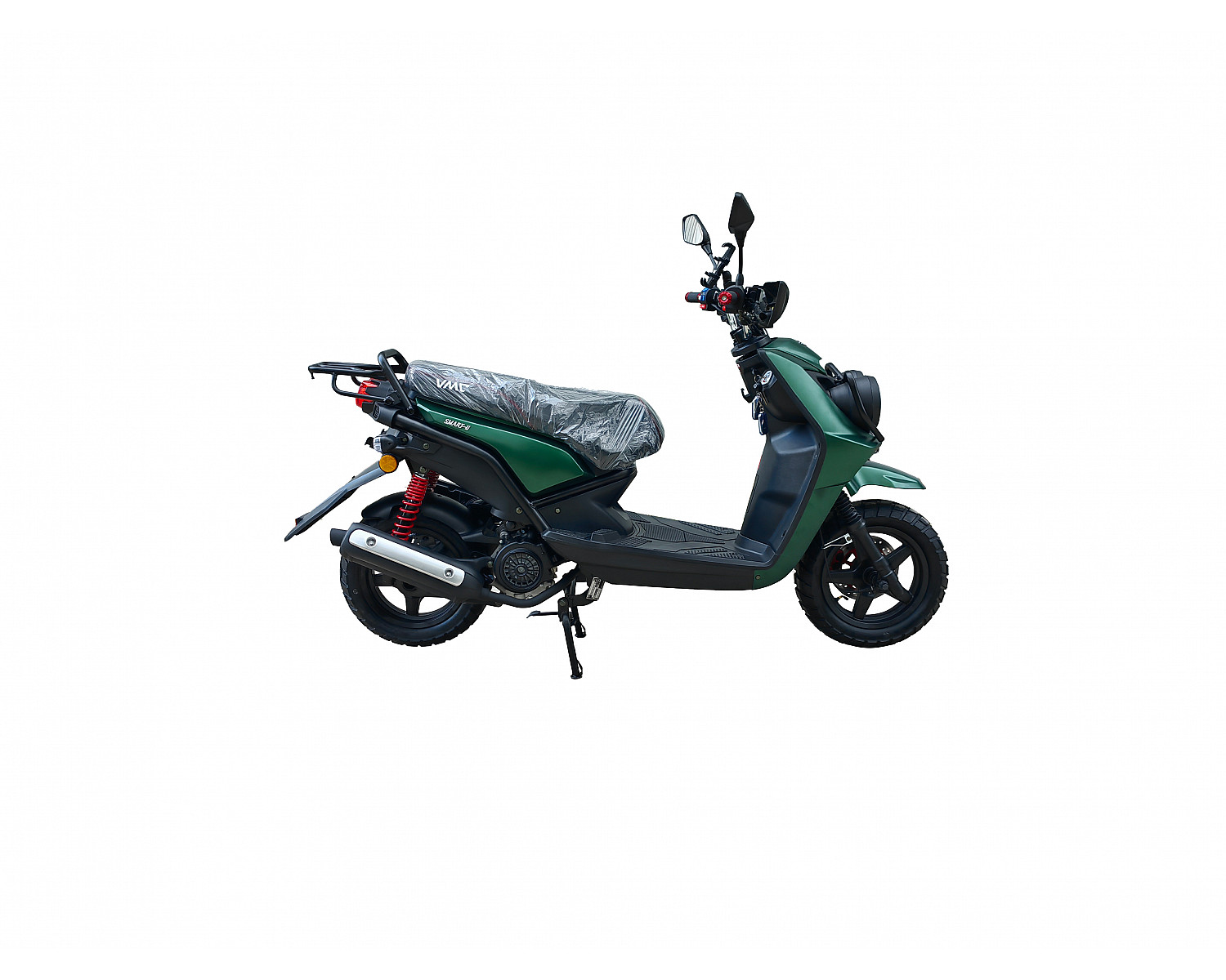 Скутер VMC SMART-II BY49QT-5A 49 см3 серия N1500, сигнализация VIN, matt green