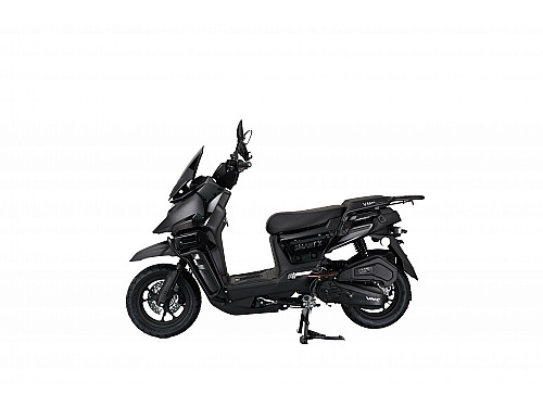 Скутер VMC SMART X BY49QT-5A 49 см3 серия T1700 (LED панель, CBS, USB, сигнализация), black