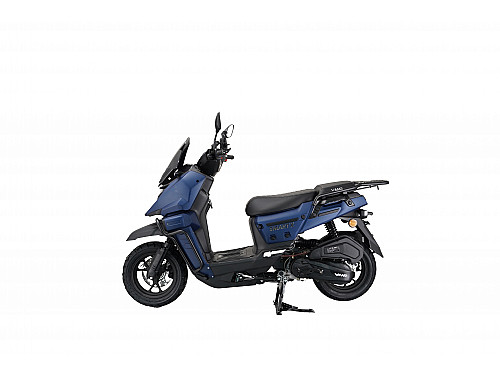 Скутер VMC SMART X BY49QT-5A 49 см3 серия T1700 (LED панель, CBS, USB, сигнализация), matt blue