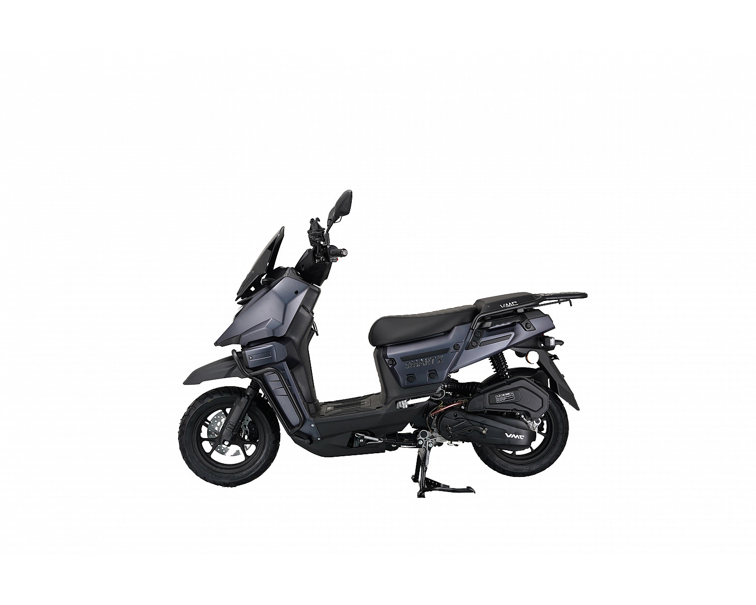 Скутер VMC SMART X BY49QT-5A 49 см3 серия T1700 (LED панель, CBS, USB, сигнализация), grey