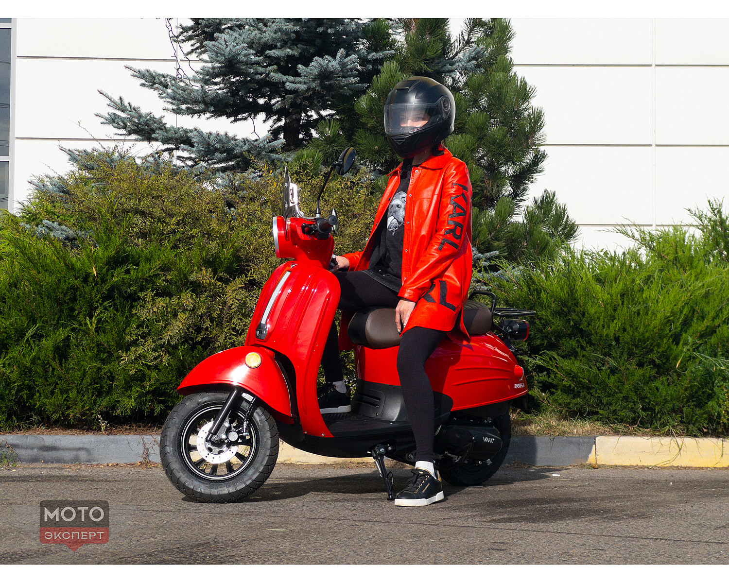 Скутер VMC SPRINT BY49QT-2A 49 см3 серия A1250 (Инжектор, воздушное охлаждение), green glossy