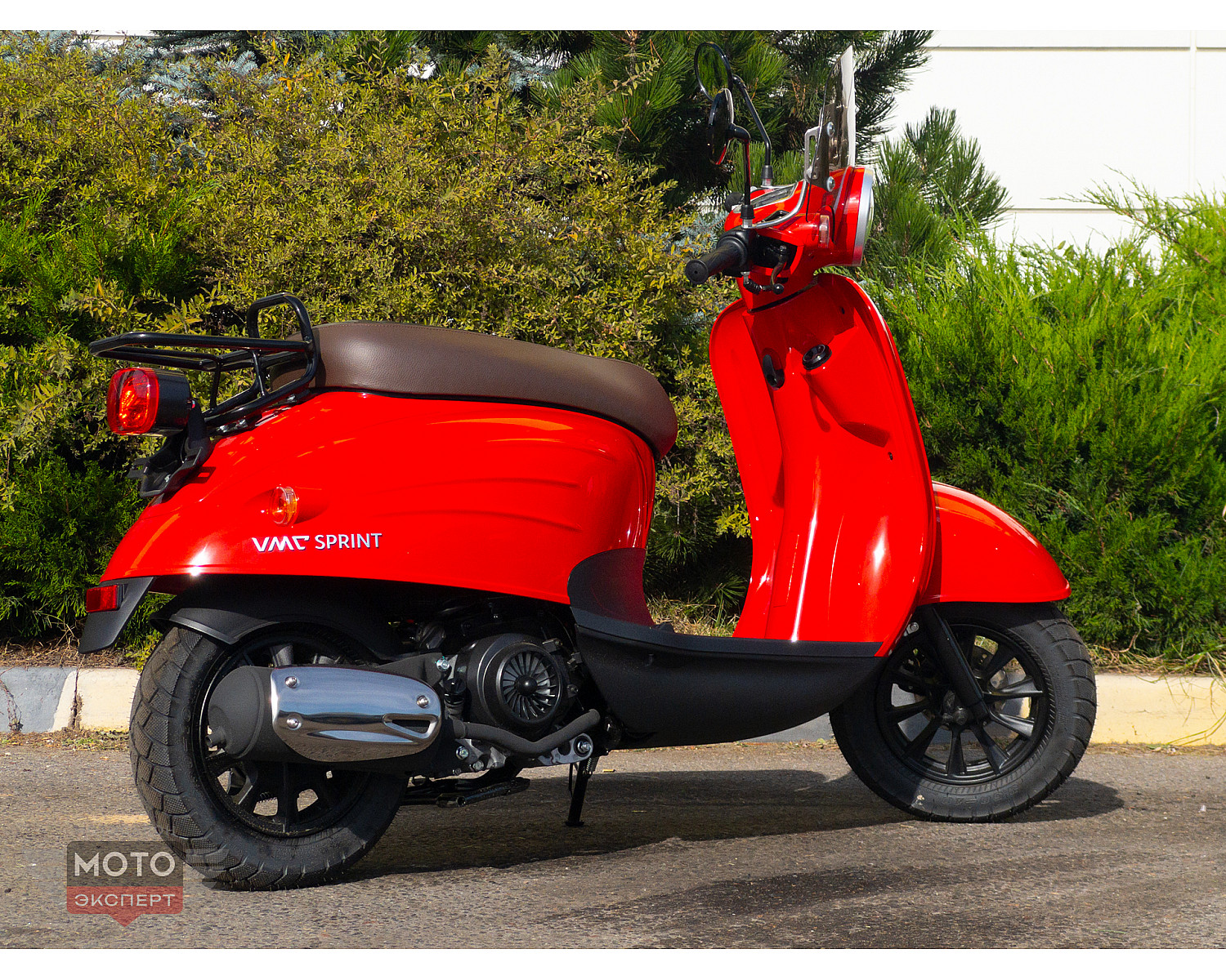 Скутер VMC SPRINT BY49QT-2A 49 см3 серия A1250 (Инжектор, воздушное охлаждение), green glossy